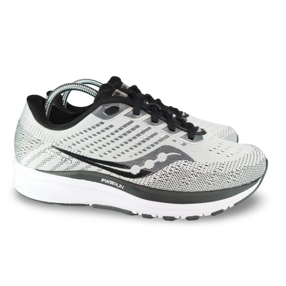 Saucony Ride 13 Wide Alloy Black Running Shoes Women's 7W Performance S10580-40 - Picture 4 of 11